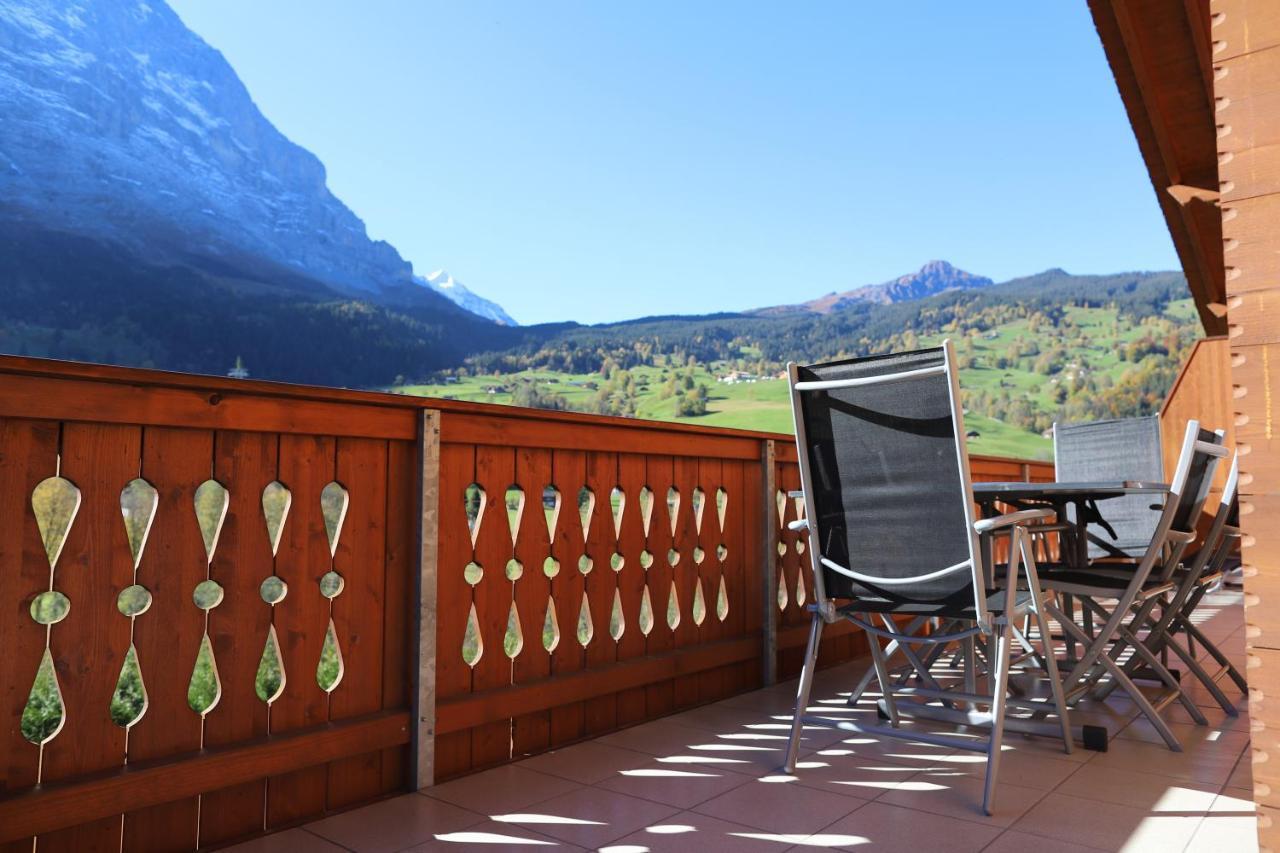 Apartamento Excellent Flat With A Fantastic View Of The Eiger! Grindelwald Exterior foto